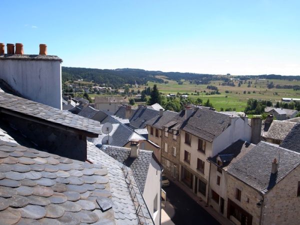 屋上からの町並み （Saint-Alban-sur-limagnole）